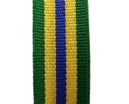Fita 100% Poliéster - Ref. ANT - 25 mm - Verde / Amarelo / Azul - 100 mts - PROMOCIONAL